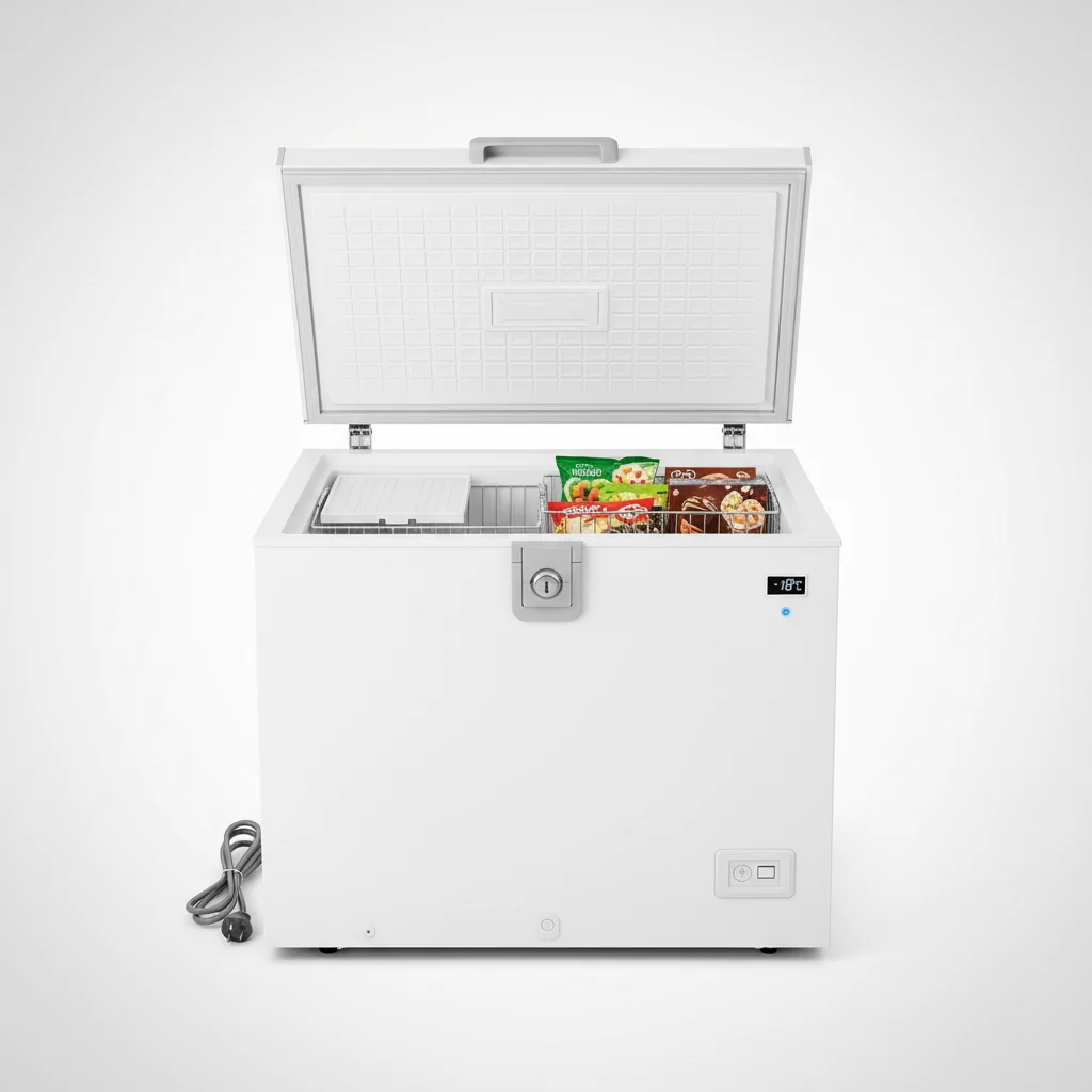 chest freezer features